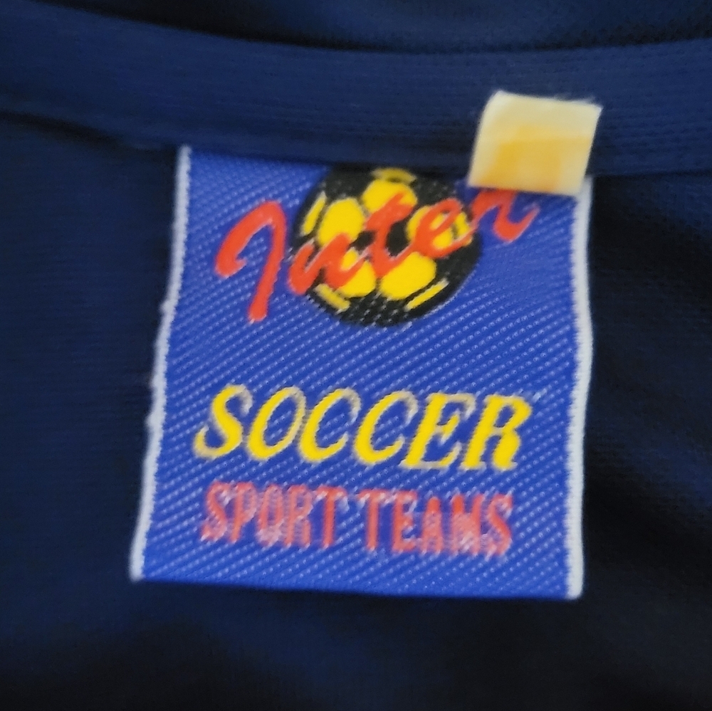 Netherlands Soccer Jersey Mens XL Orange and Blue Tuter KNVB Embroidered D8 - Picture 3 of 4